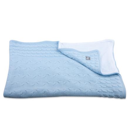Baby\s Only Wiegdeken Chenille Cable Baby Blauw