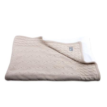 Baby\s Only Wiegdeken Chenille Cable Beige