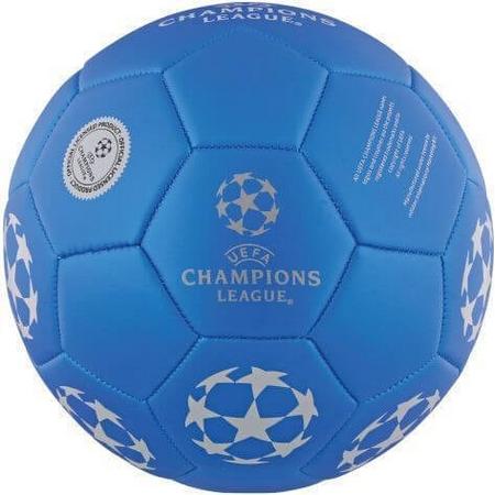 Bal Champions League leer groot blauw