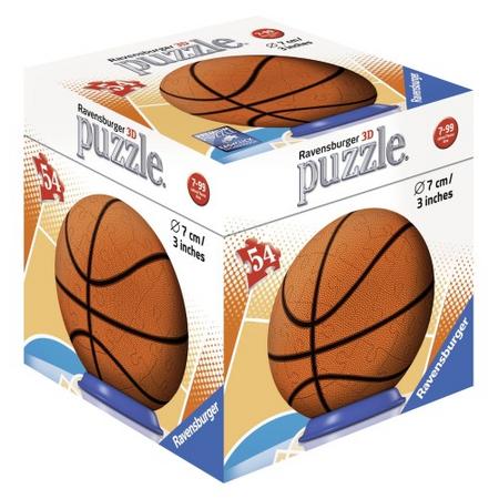 Basketbal 3D puzzel - 54 stukjes