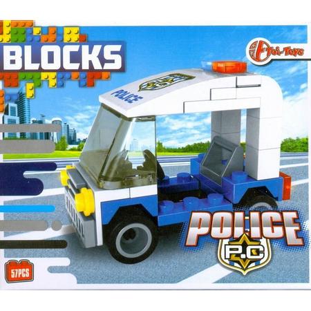 Blocks Politie Kleine auto - 43562