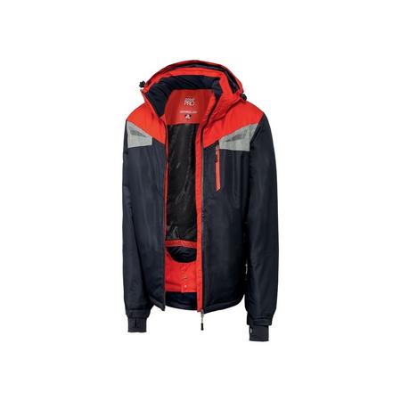 CRIVITPRO Heren ski-jas 52, Donkerblauw/rood
