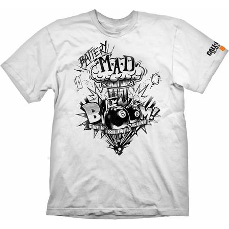 Call of Duty Black Ops 4 T-Shirt Battery Mad White