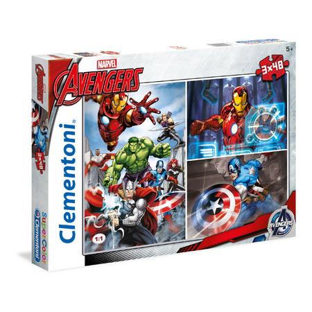 Clementoni Avengers puzzelset - 3 x 48 stukjes