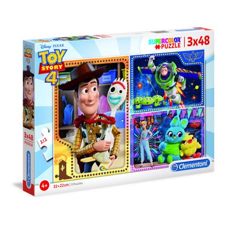 Clementoni Disney Toy Story 4 puzzelset - 3 x 48 stukjes