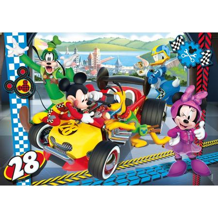 Clementoni puzzel SuperColor Puzzle Mickey Mouse 30 stukjes