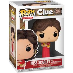 Clue Pop Vinyl: Miss Scarlet with the Candlestick