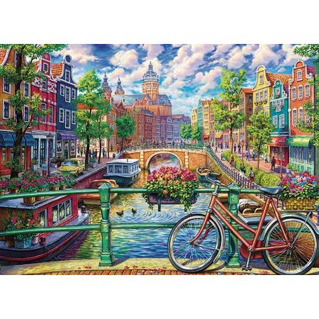 Cobble Hill Legpuzzel Amsterdam canal 1000 stukjes