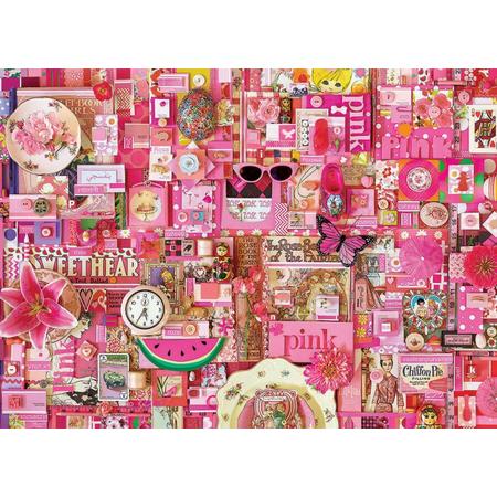 Cobble Hill Legpuzzel roze 1000 stukjes