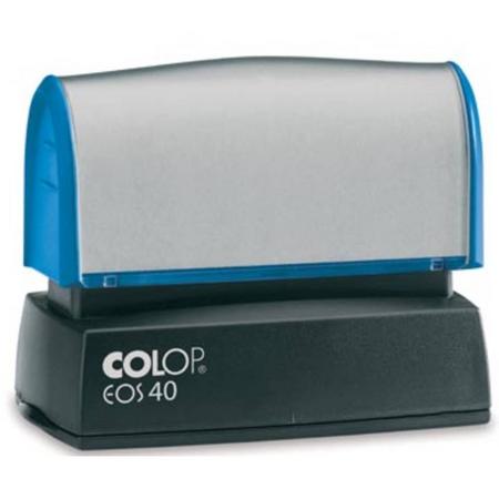 Colop EOS 40 Xpress stempel, inclusief blauwe cartridge