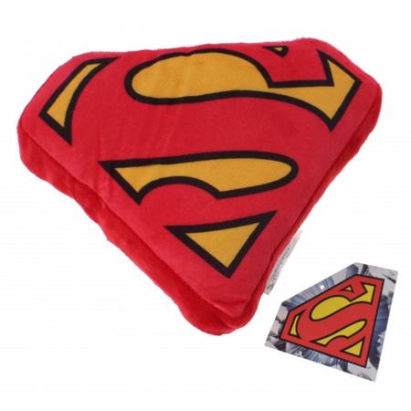 DC Comics kussen Superman logo 20 cm pluche rood/geel