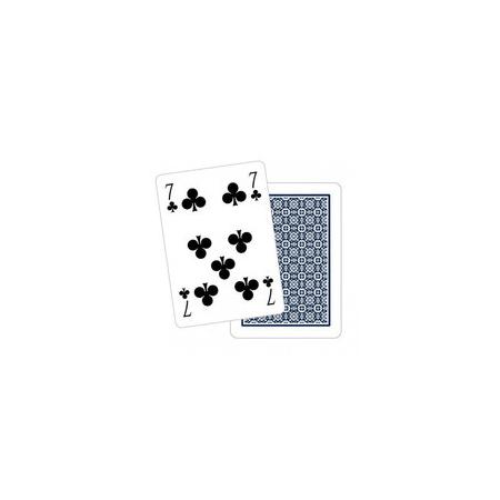 Dal Negro speelkaarten Poker karton blauw
