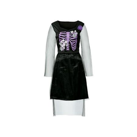 Dames Halloween kostuum M (40/42), Skelet bruid