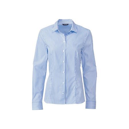 Dames blouse 38, Blauw/gestreept