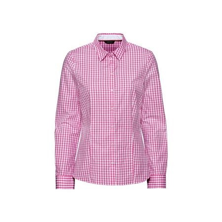Dames blouse 38, Roze geruit