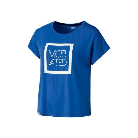 Dames fitness shirt M (40/42), Blauw
