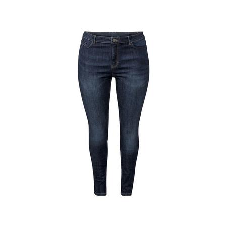 Dames jeans plus size 48, Donkerblauw