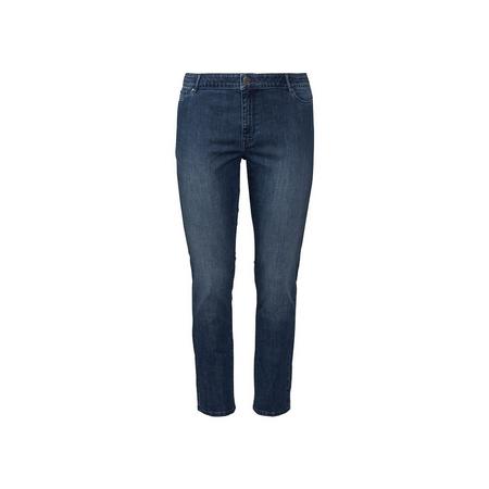 Dames jeans super skinny plus size 56, Blauw