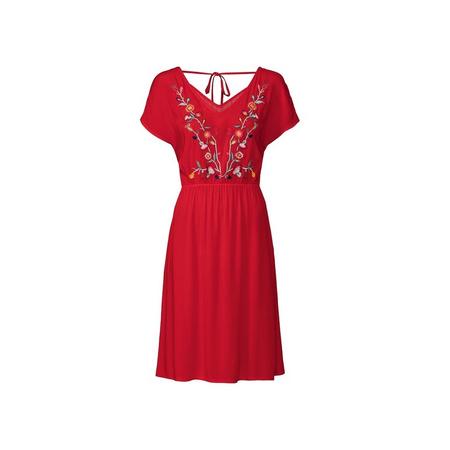 Dames jurk 36, Rood