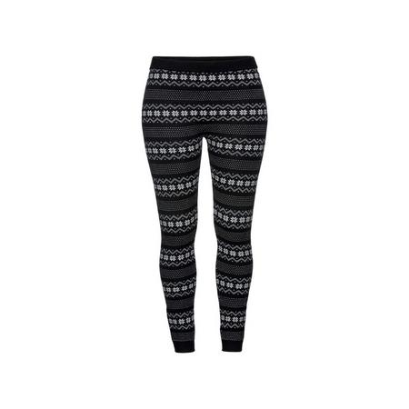 Dames leggings plus size 3XL (56/58), Zwart