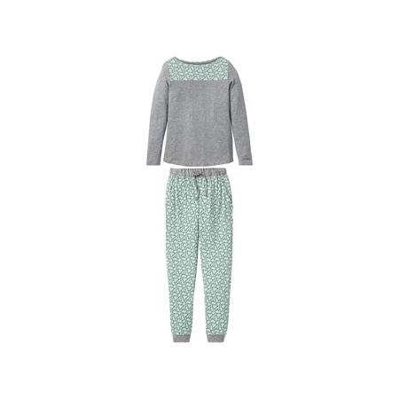 Dames pyjama M (40/42), Grijs/mint