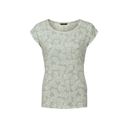 Dames shirt L (44/46), All-over-print/groen