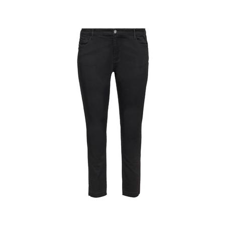 Dames skinny jeans plus size 50, Zwart