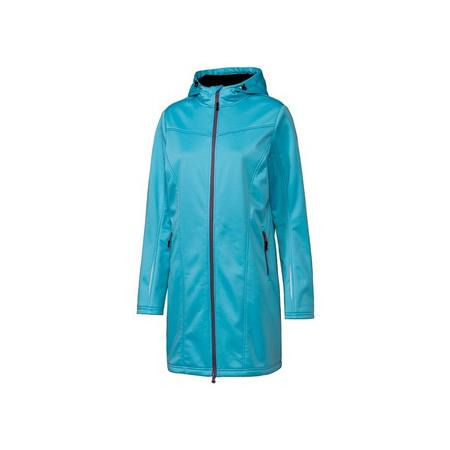 Dames softshell jas L (44/46), Turquoise
