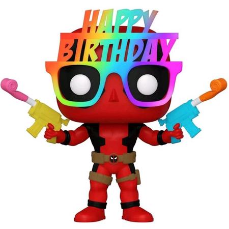 Deadpool Pop Vinyl: Birthday Glasses Deadpool