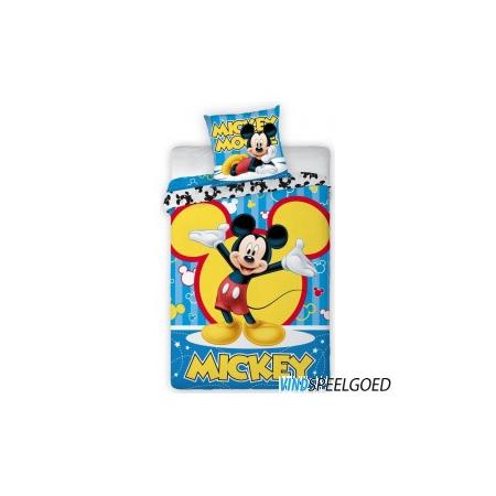 Dekbed Mickey Mouse bars: 140x200/70x90 cm