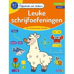 Deltas Oefenboek met stickers - Leuke schrijfoefeningen (6-7 j.)