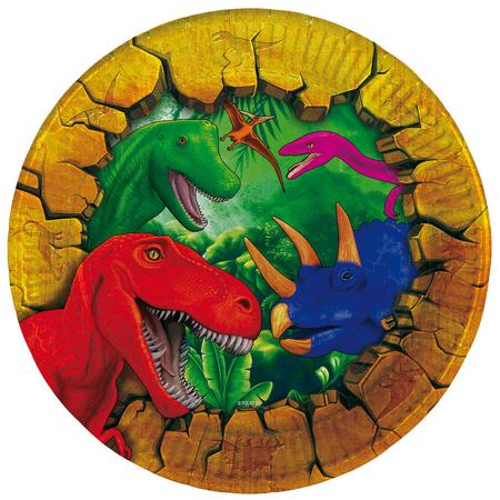 Dinosaurus borden - 6 stuks
