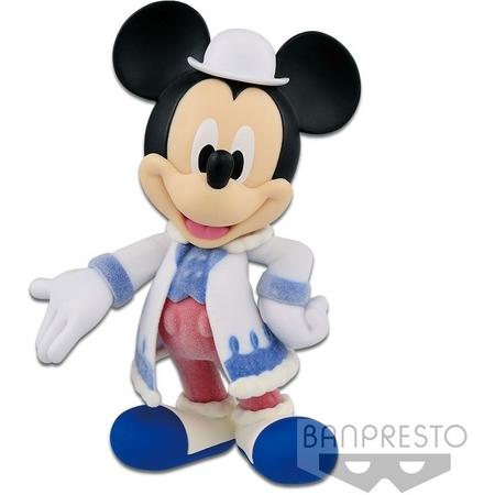 Disney Characters Fluffy Puffy Figure - Mickey (Ver. A)