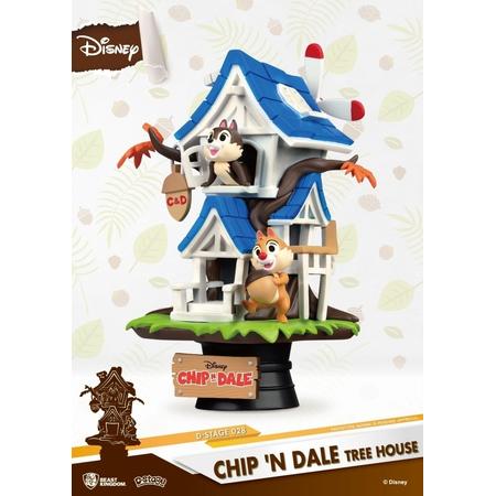 Disney D-Stage Statue - Chip\n Dale Tree House