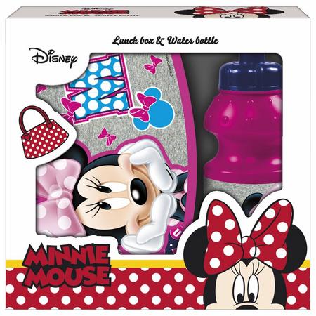 Disney Minnie Mouse Set Lunchbox en Bidon Cute