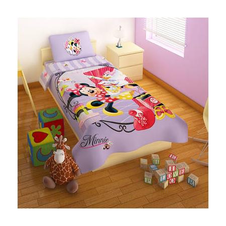 Disney Minnie Mouse dekbedovertrek shoppen - 140 x 200 cm - lila