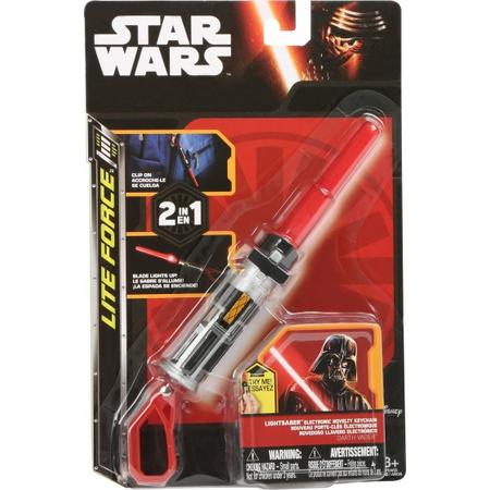 Disney Star Wars lightsaber sleutelhanger rood 9 cm