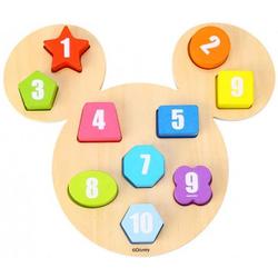 Disney vormenpuzzel Mickey Mouse junior 9 x 12 cm 11-delig