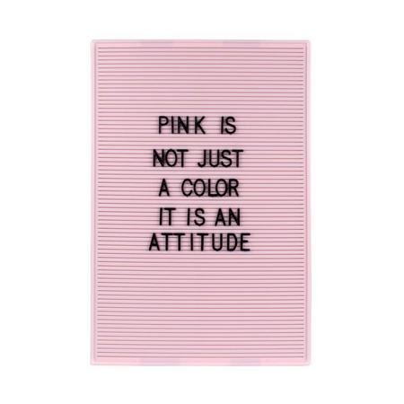 Dresz letterbord - 31 x 46 cm - trendy pink