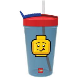 Drinkbeker met rietje Lego iconic - Classic