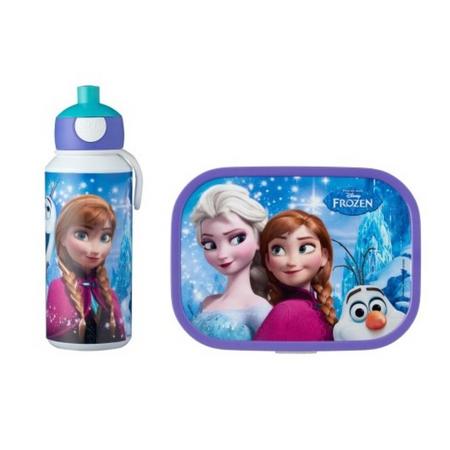 Drinkfles en Lunchbox Frozen Sisters Set