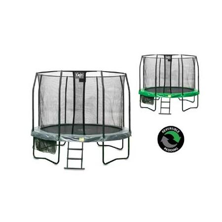 EXIT JumpArena trampoline All-In-One rond - 305 cm - groen