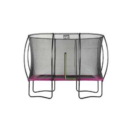 EXIT Silhouette trampoline rechthoekig - 214 x 305 cm - roze