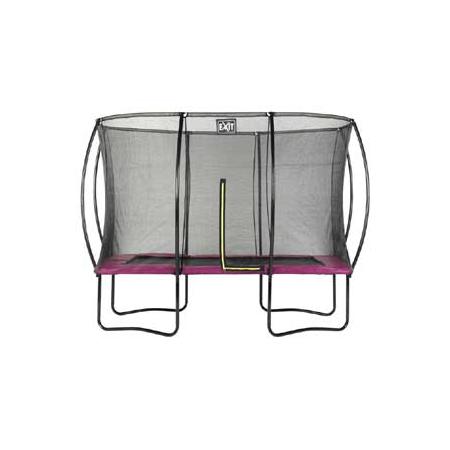 EXIT Silhouette trampoline rechthoekig - 244 x 366 cm - roze