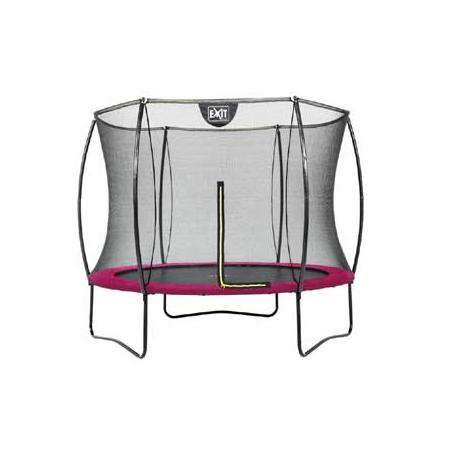 EXIT Silhouette trampoline rond - 244 cm - roze