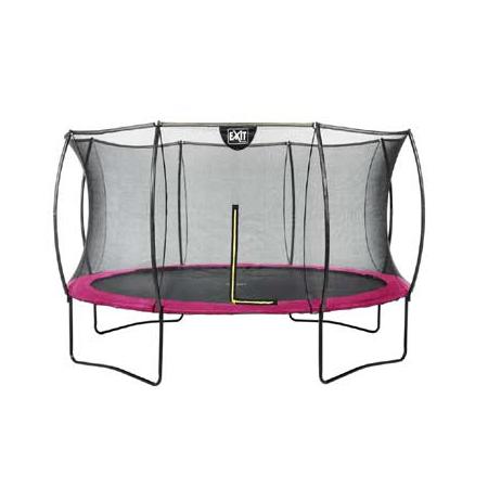 EXIT Silhouette trampoline rond - 366 cm - roze
