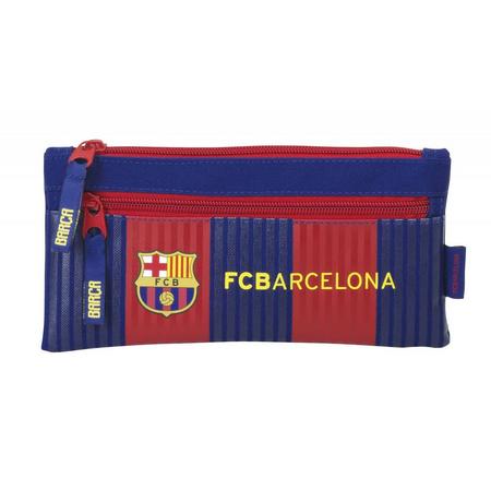 FC Barcelona Etui met dubbele rits 22 cm