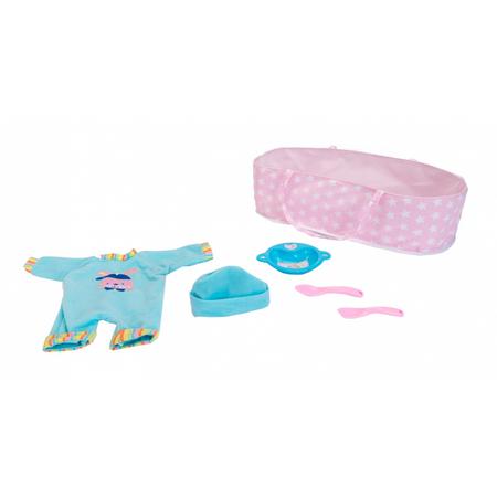 Falca babypop BabyCare met accessoires 38 cm meisjes roze