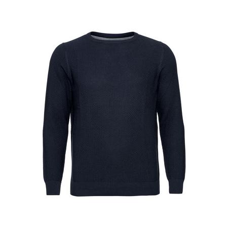 Fijngebreide heren pullover plus size 3XL (64/66), Marine