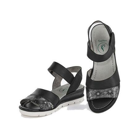 Footflexx Dames sandalen 37, Zwart